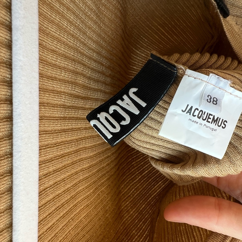 Jacquemus Brown Le Cardigan Tordu Cardigan - Picture 8 of 10